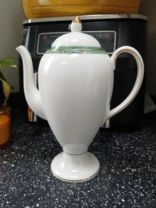 WEDGWOOD JADE COFFEE POT - Picture 1 of 6