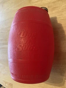 Hunde und Laugen nachfüllbar Vintage Gallone Kunststoff Krug selten rot - Bild 1 von 3