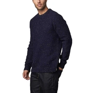 Suéter de lana para hombre BESPOKEN Donegal Quinn 003065 $345 nuevo con etiquetas - Imagen 1 de 7