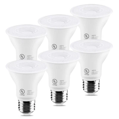 7W Par20 LED Bulb (50W Equivalent), UL Listed, 2700k Ultra Warm White Dimmabl... - Image 1 of 4