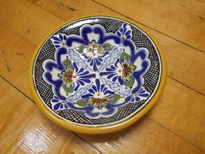 Plato pequeño de cerámica mexicana Talavera - Imagen 1 de 5