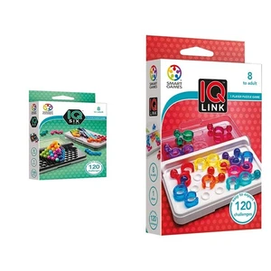 smart games - IQ Six Pro, Puzzle Game with 120 Challenges, 3 Playing Modes, 8+ Y - Picture 1 of 10
