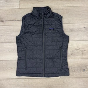 Patagonia Weste Herren Medium dunkelgrau Nano Puff Full Zip Puffer Outdoor - Bild 1 von 14