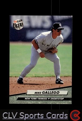 Baseball sports Mike Gallego New York Yankees Near Mint or Better - Image 1 of 2