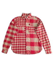 Camicia di flanella a quadri Billionaire Boys Club Icecream Box taglia M cotone rosso ottime condizioni - Foto 1 di 11
