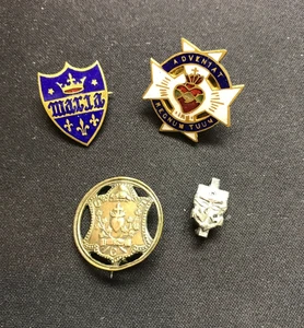 Lot of 4 Antique Religious pin & brooch - Imagen 1 de 2
