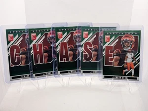 2025 Panini Donruss Elite Spellbound Green Ja'MARR CHASE Set BENGALS C H A S E - Foto 1 di 1