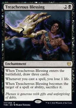 Magic/MTG Treacherous Blessing THB-117 Rare Englisch Excellent - Bild 1 von 2
