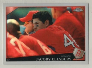 2009 Topps Chrome White Refractor #170 Jacoby Ellsbury Boston Red Sox BV$2.50 - Picture 1 of 1