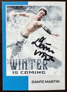 AEW DANTE MARTIN SIGNED One of a Kind Card - Picture 1 of 1