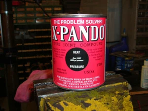 X-PANDO. The Problem Solver, 14 oz. Can, Pipe Joint Sealer Compound, NEW - Picture 1 of 2
