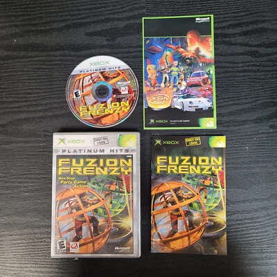 Fuzion Frenzy Platinum Hits for Microsoft XBOX Complete Great Shape - Image 1 of 2