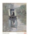 The Studio Boat (Le Bateau-atelier), 1876 by Claude Monet Art Print Poster 20x24