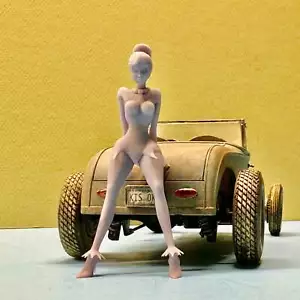 21 Wilma Flintstone Figure for Diorama 1/24 1/25 - Picture 1 of 3