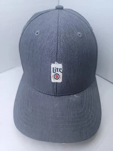 Miller Lite Beer Hat /Cap Grey With Logo On Front. Official Cap From Miller Lite - Picture 1 of 8