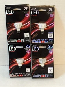 (4x) 4 watt light bulb feit mr11 240 lumens 12v MR-11 LED replacement lamps GU4 - Picture 1 of 9