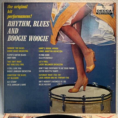Various, Rhythm, Blues, And Boogie Woogie (Decca DL 4011) EX LP R&B Soul Jazz - Image 1 of 4