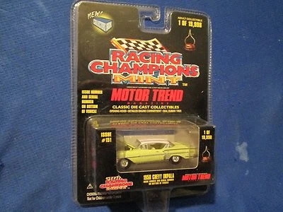 1958 58 Impala Chevy Racing Champions escala 1:64 3,25" amarillo Foto 1 de 4