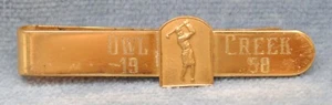 OWL CREEK GOLF COURSE 1958 VINTAGE TIE CLIP - Picture 1 of 3