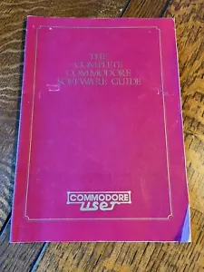 Vintage "The Complete Commodore software guide” by Commodore User Booklet - Picture 1 of 11