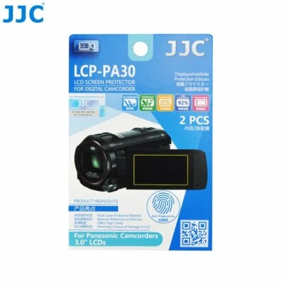 JJC LCP-PA30 Film Screen Display Protector for Panasonic 3.0" LCD Camcorders x2 - Image 1 of 4