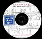 Nickel Plate Road NKP District Buffalo Division NYC&STL Track Chart Pages on DVD