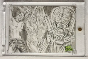 2015 Mars Attack's Occupation Concept Card 14 EARTHLY EXPERIMENTS. - Picture 1 of 3