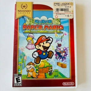Super Paper Mario (Nintendo Wii, 2007) Game Case Disc & Inserts TESTED! - Bild 1 von 3