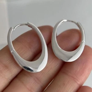 Large Minimalist Earrings Hollow Women's Earrings for Women - Picture 1 of 7