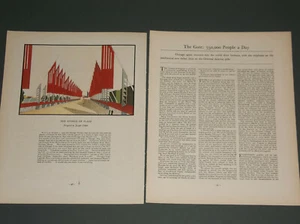 1933 REVISTA PICTÓRICA SOBRE LA FERIA MUNDIAL DE CHICAGO SIGLO DE PROGRESO - Imagen 1 de 2