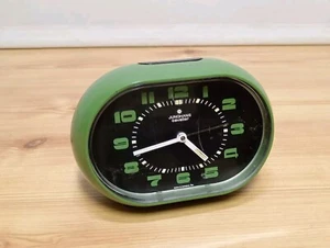 Rare Vintage 1960s Junghans Cavalier Green Space Age Sputnik Alarm Clock -FAULTY - Picture 1 of 8