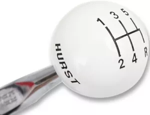 HURST BILLET PLUS SHORT THROW SHIFTER,WHITE,83-04 MUSTANG BORG WARNER 465 T5/T45 - Bild 1 von 9