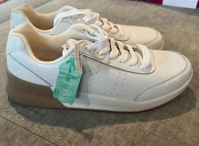 Nuevos zapatos para mujer Lands’ End de cuero blanco talla 9 1/2 Naturetex nuevos con etiquetas  Foto 1 de 4