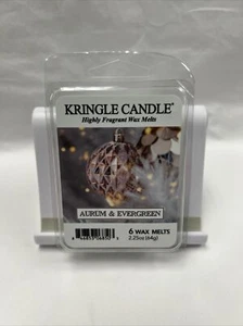 Aurum & Evergreen - Kringle Candle Scented Wax Melts 2.25 oz (1-Pack) New - Bild 1 von 1