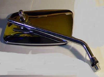 Norton Commando 1973-77, (1) ONE, Left or Right Rectangular, 3/8"x24 UNF Mirror - Image 1 of 4