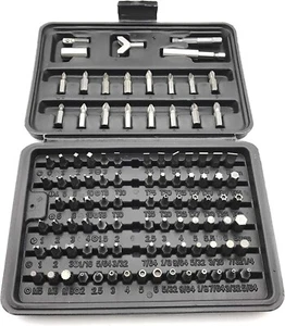 100 - Pezzi 1/4 Torx Hex Torq Set di Punte di Sicurezza Custodia Antimanomissione Cacciavite - Foto 1 di 9