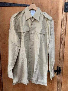 Camisas cervatillo genuinas del ejército británico servicio general, manga corta y larga - Imagen 1 de 1