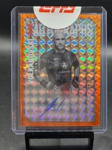 2025 TOPPS CHROME UFC ALEXANDER VOLKANOVSKI ORANGE GEOMETRIC OCTAGON AUTO 7/25 - Picture 1 of 3