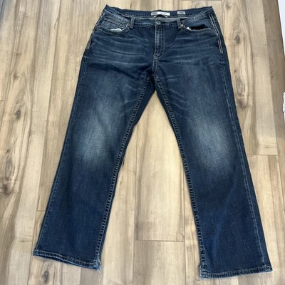 BKE Tyler джинсы мужские 38R средний стирка прямые штанины Coolmax эластичной джинсовой ткани пряжка - Изображение 1 из 4