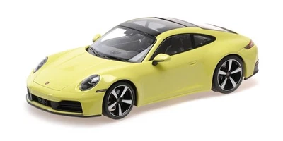 1:18 MINICHAMPS Porsche 911 (992.2) Carrera Coupe Yellow Metallic 2024 155064021 - Immagine 1 di 2