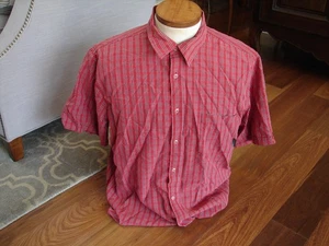 Billabong Men's Short Sleeve Shirt Size Large Red - Picture 1 of 7