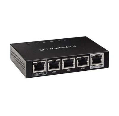 Ubiquiti Networks Networks Ethernet Networks Router (ER-X), dual band, Black - Image 1 of 3