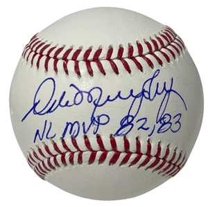DALE MURPHY SIGNED BASEBALL "NL MVP 82 83" - ATLANTA BRAVES LEGEND WITH BECKETT - Picture 1 of 2