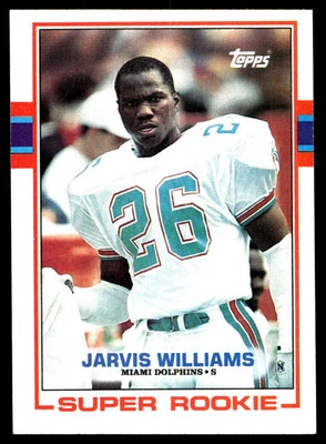 1989 Topps Jarvis Williams RC #291 *A* - Image 1 of 2