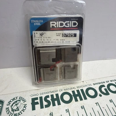 RIDGID 37925 STAINLESS STEEL 1" NPT PIPE DIES - Image 1 of 3