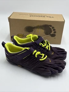 Vibram Women's V-Train CrossFit Trainer Shoe FiveFingers Purple Yellow Sz 8.5-9 - Picture 1 of 8