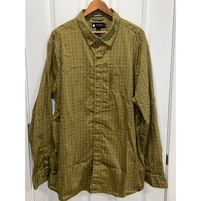 Duluth Trading Alaskan Hardgear Mens 2XL Tall Plaid Long Sleeve Snap Front Shirt - Image 1 of 4