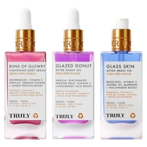 Truly Beauty-After Shave Oil For Smooth Skin Glazed Donut After Shave Oil--3.1Oz - Picture 1 of 20