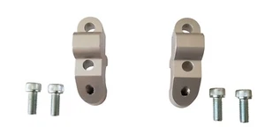 Handlebar Risers for Honda NC750S - Up/Back: 1.10/0.70 inches - 28/18mm - Picture 1 of 5