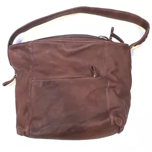 Derek Alexander Soft Leather Shoulder Bag Brown Many Pockets and sections - Picture 1 of 11